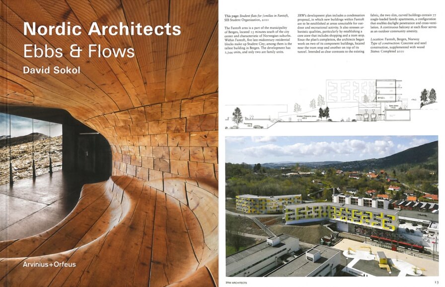 Hereiane & studenthouses at Fantoft + Grønneviksøren is present in the new book “Nordic Architects – Ebbs & Flows”
