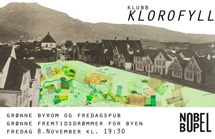 Sixten Rahlff foreleser på Klubb Klorofyll om “Grønne fremtidsdrømmer for byen” .