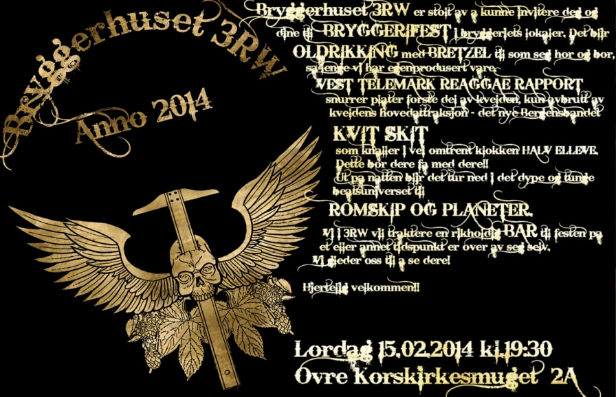 3RW sin tradisjonsrike fest avholdes 15.02.2014!!!!