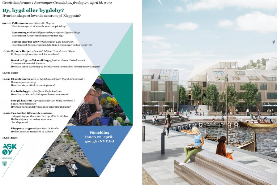 City, village or cityvillage? How do we create a lively center in Kleppestø, Askøy?