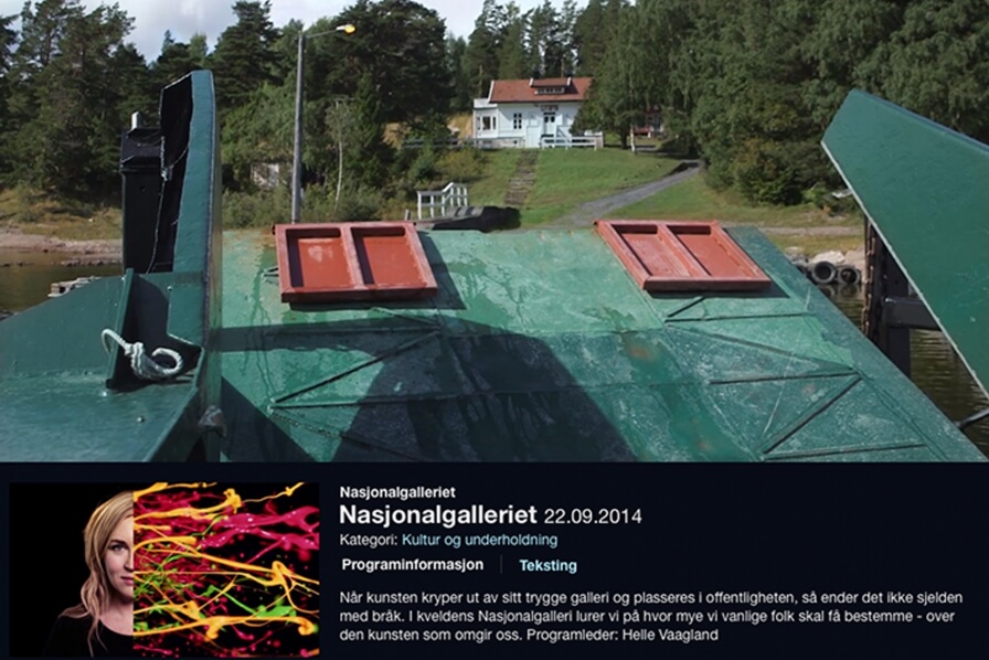 3RW’s proposal for memorial on Utøya featured on Nasjonalgalleriet, NRK!