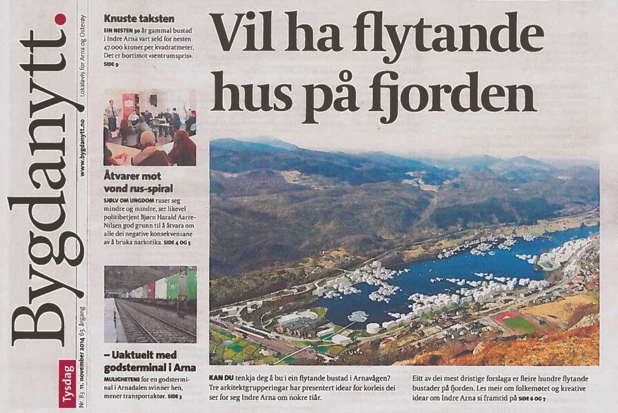 Article on 3RW’s feasibility study in Indre Arna!