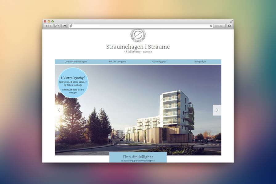 Our second project in Sotra kystby, a 43 housing building, breaks ground.