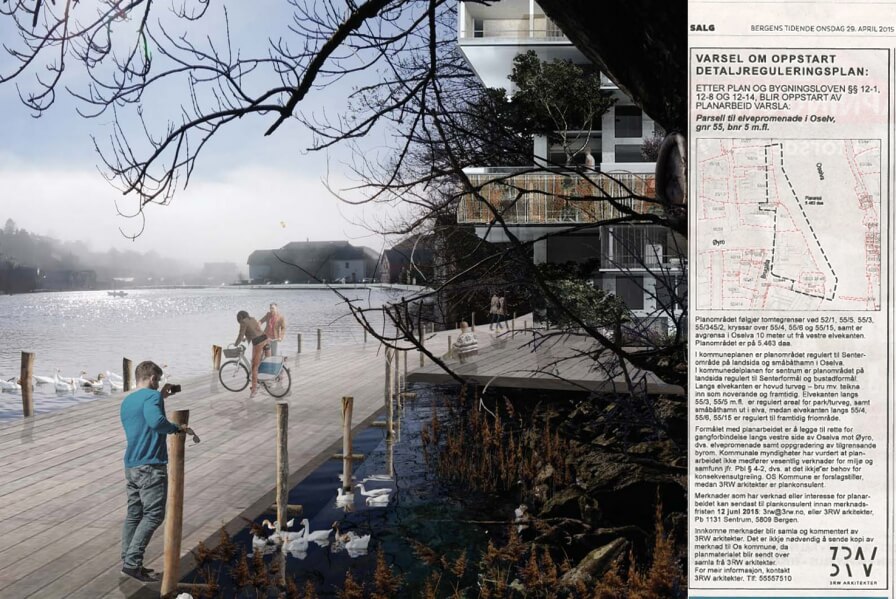 Notification of commencement of planning work in Os municipality.