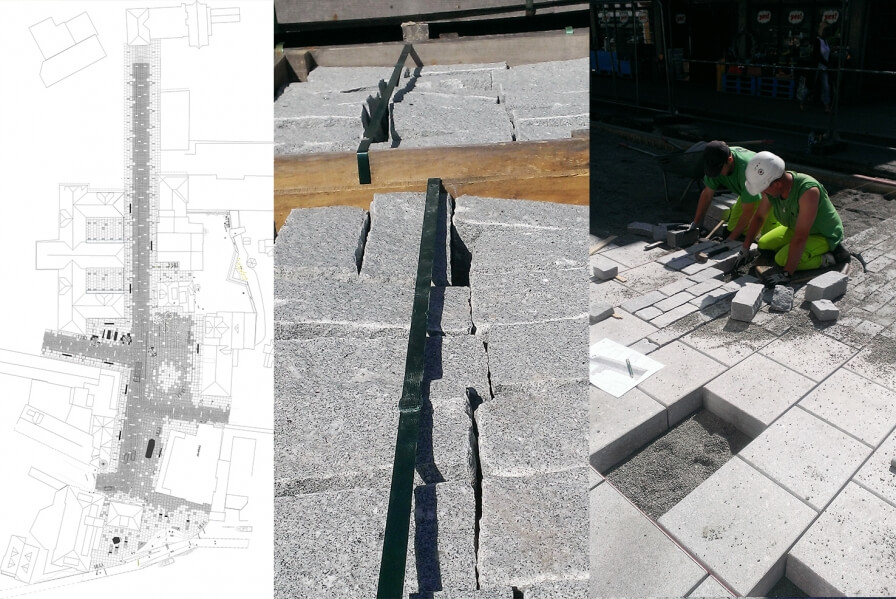 The upgrading of Os city centre is underway