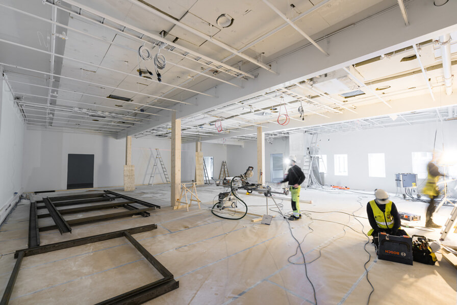 The refurbishment of KODE 1, Bergen’s largest art institution, is starting to take shape