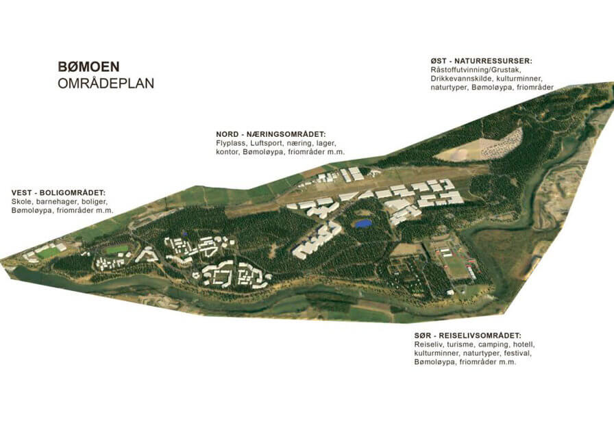 Milestone passed with Bømoen masterplan