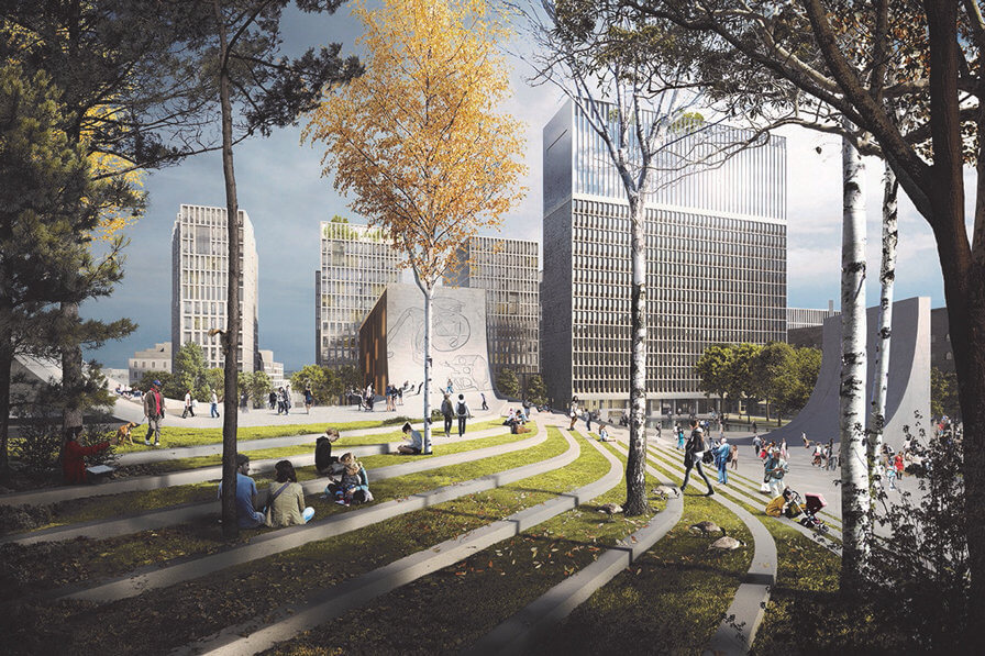 Team DNA proposal for Oslo’s New Regjeringskvartalet