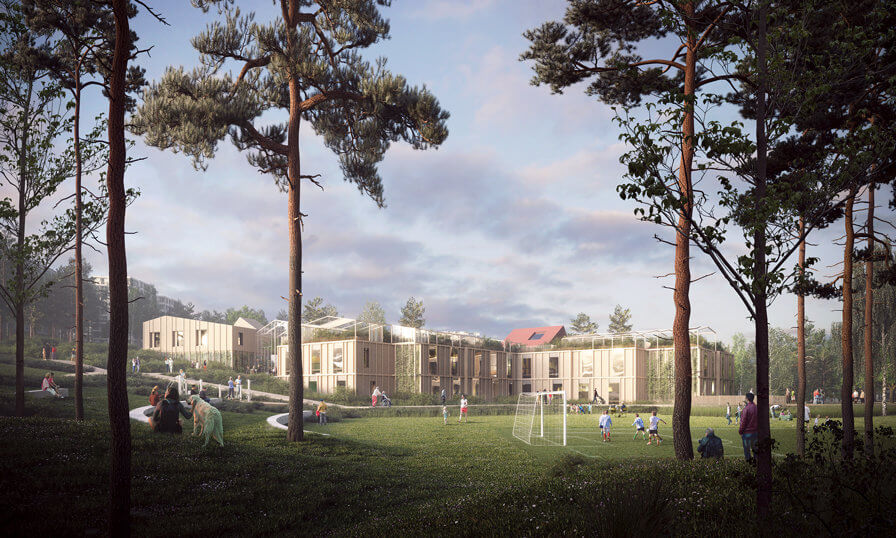 3RW arkiteker and NORD Architects win New Alzheimer Village in Norway