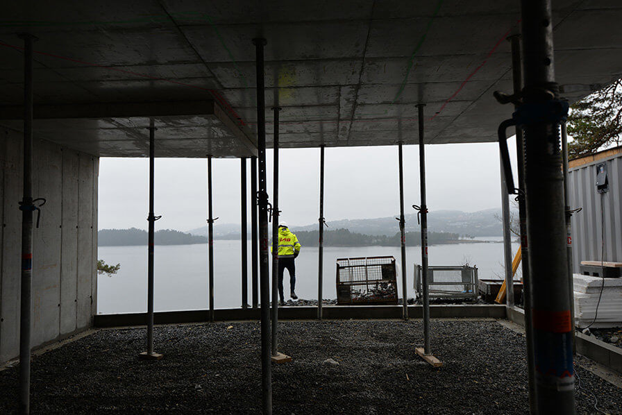 The first five buildings of Skjoldnes are taking shape
