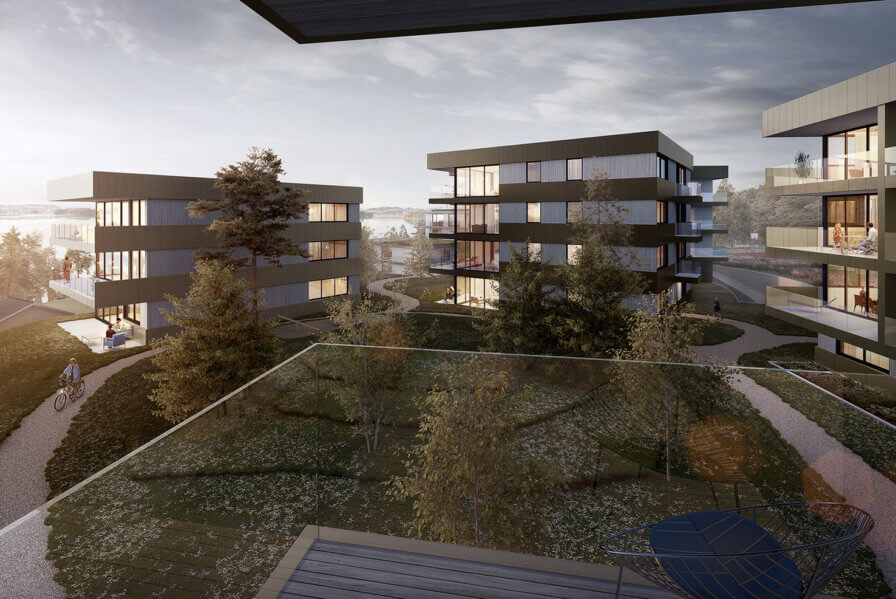 New images released of Skjoldnes residential project