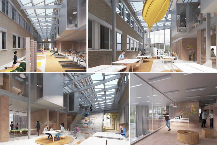 3RW arkitekter with Lusparken Arkitekter win competition for new Innovation hub, student center and housing in Ålesund campus NTNU